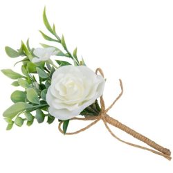 Bouquet feuillage et rose