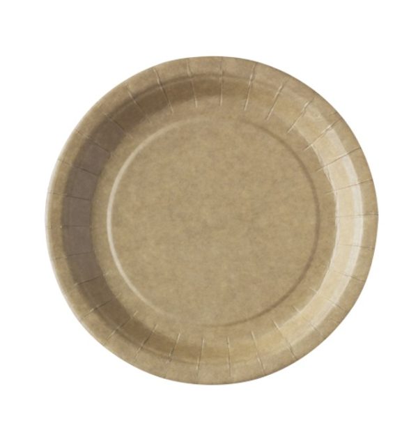Assiettes kraft 23cm