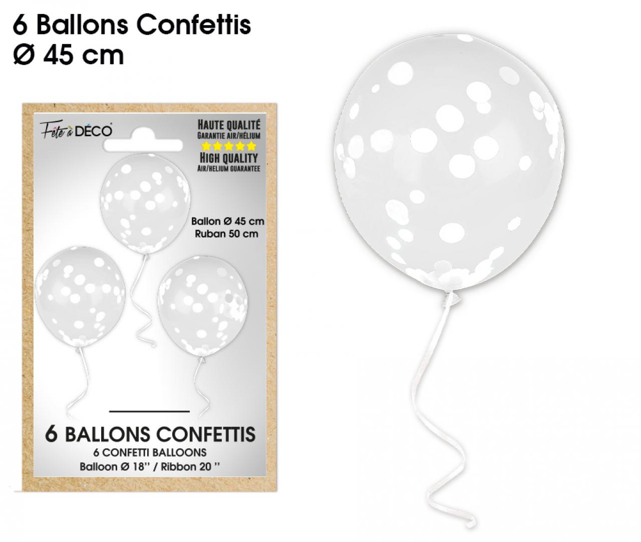 Ballons confettis - Espace fete