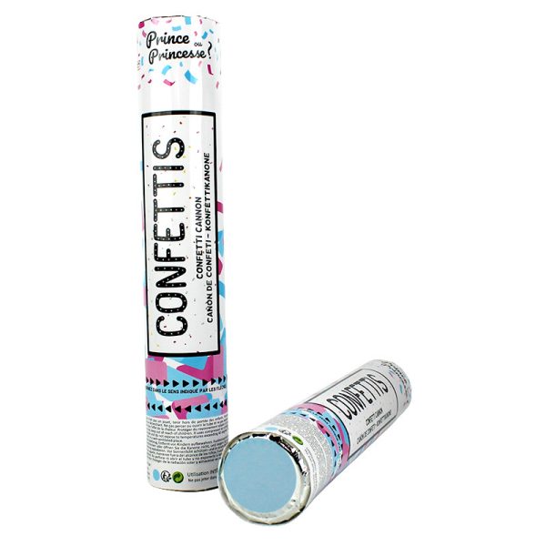 Canon à confettis bleu – Image 2