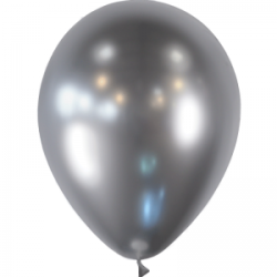 10 ballons 30cm brillant - Argent