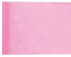 Chemin de table intissé - Rose
