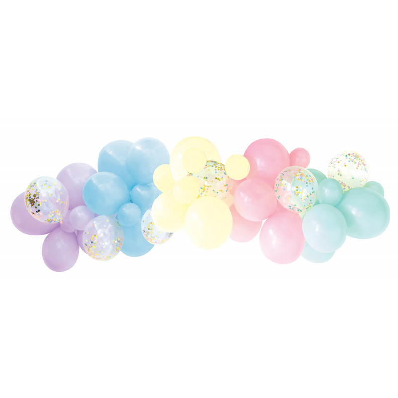 Kit arche ballons multicolores - Espace fete
