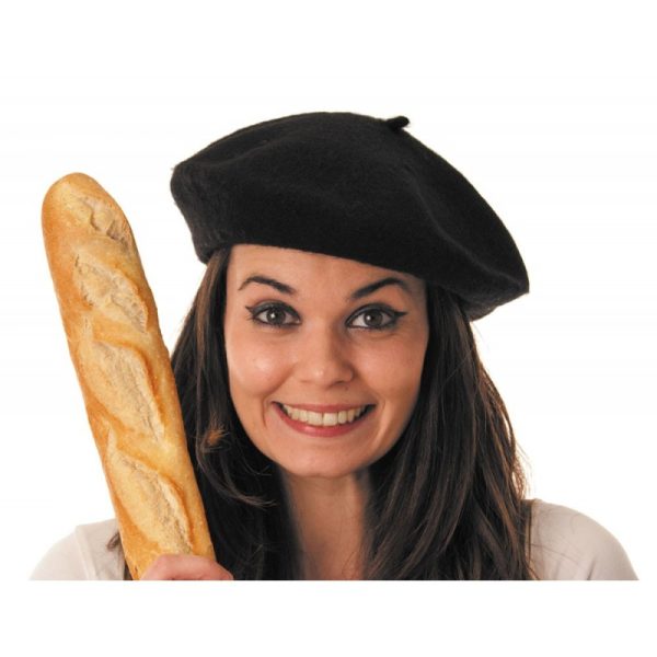 Beret basque noir