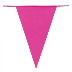 Guirlande fanions - fuschia