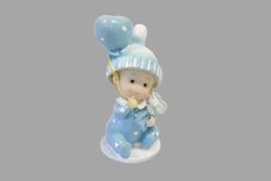 Figurine bébé bleu