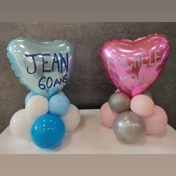Ballon coeur alu 46cm – Image 3
