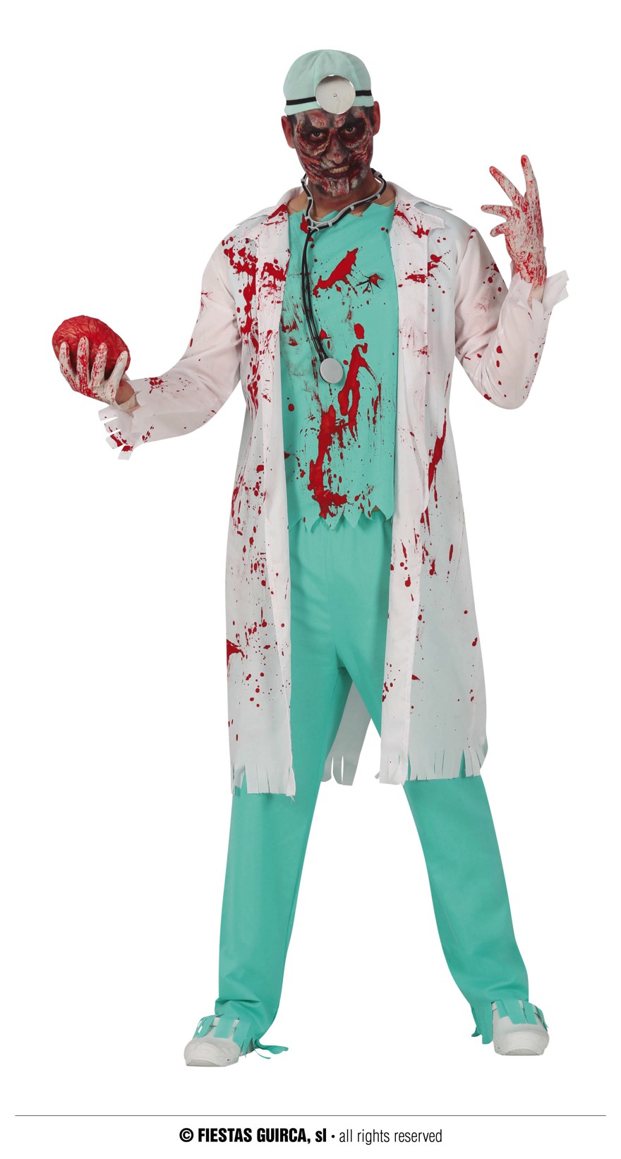 Déguisement docteur zombie enfant Halloween 