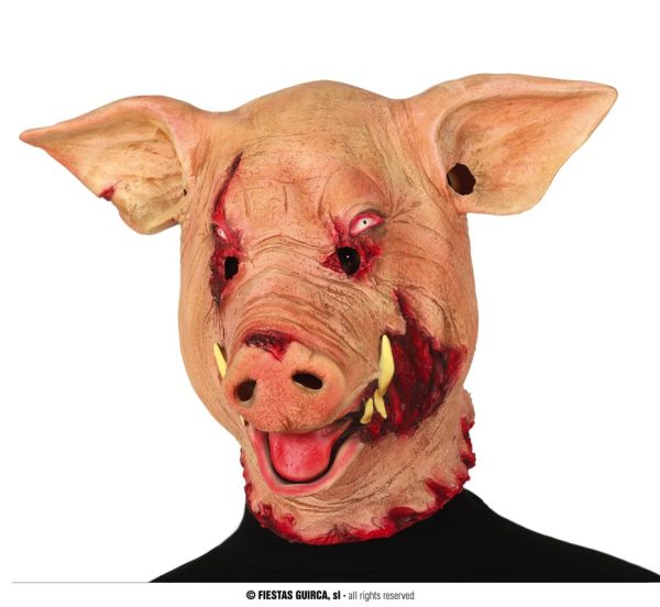 Masque cochon sanglant