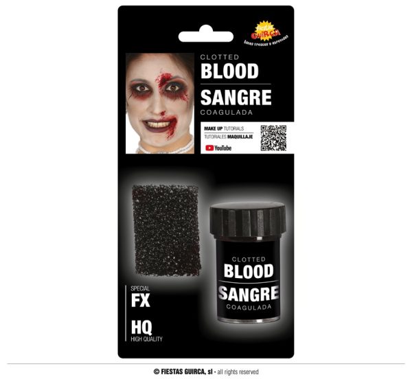 Faux sang coagulé