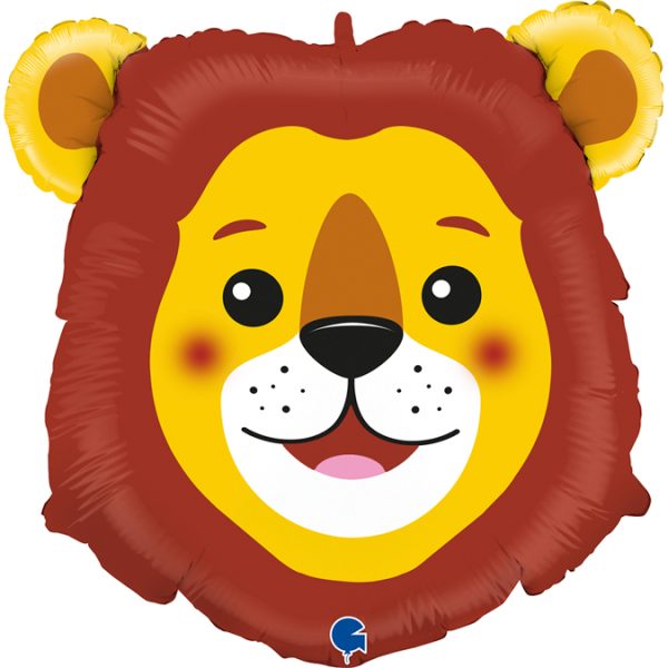 Ballon alu tête de lion