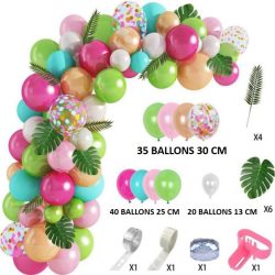 Kit arche ballons exotique