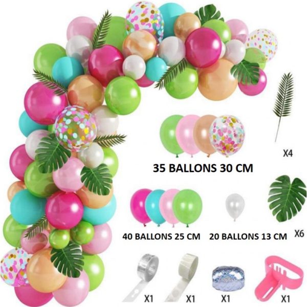 Kit arche ballons exotique