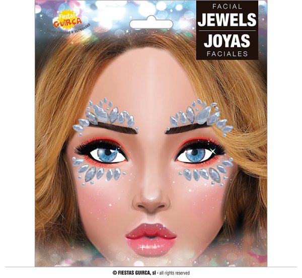 Bijoux visage argent