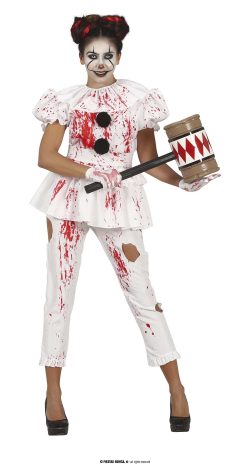 Déguisement bloody clown femme