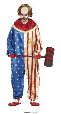 Déguisement patriot clown