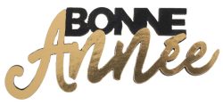 Déco bois bonne année