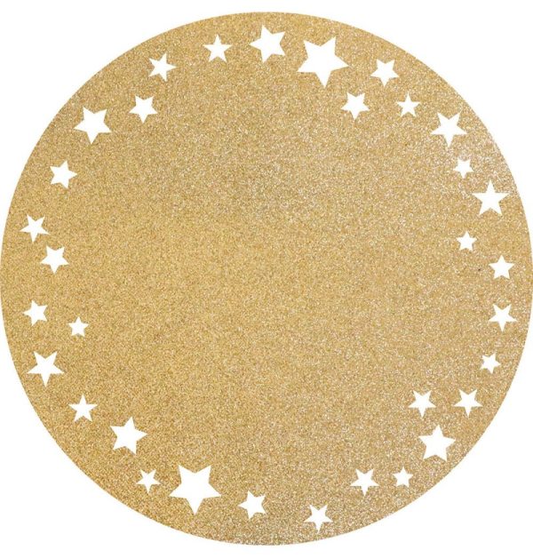 Sets de table pailletés étoiles