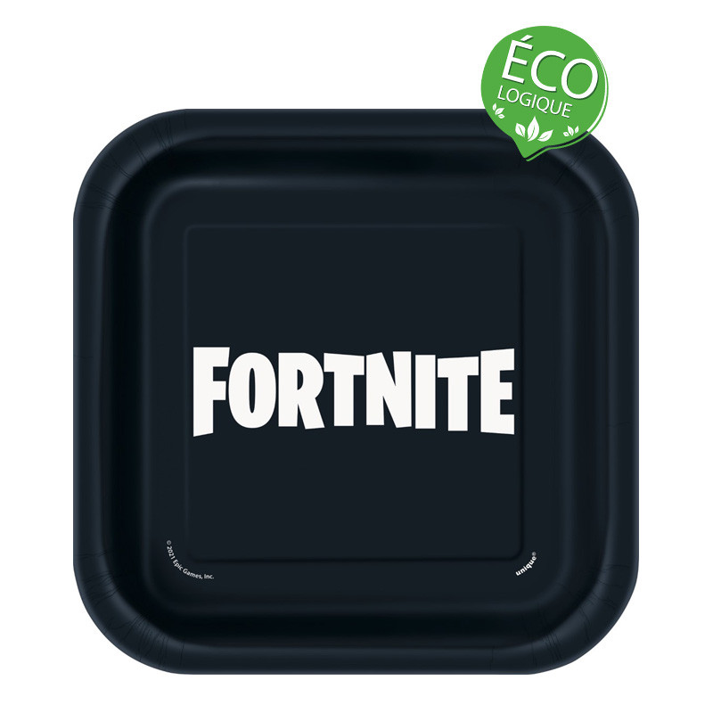 Assiettes Fortnite - Espace fete