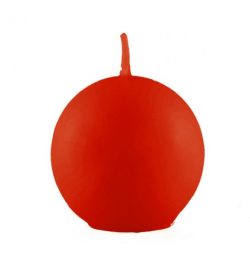 Bougie boule 6cm - Rouge