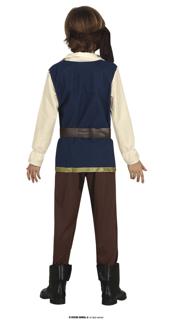 Déguisement pirate bleu – Image 2