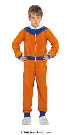 Déguisement ninja bleu et orange