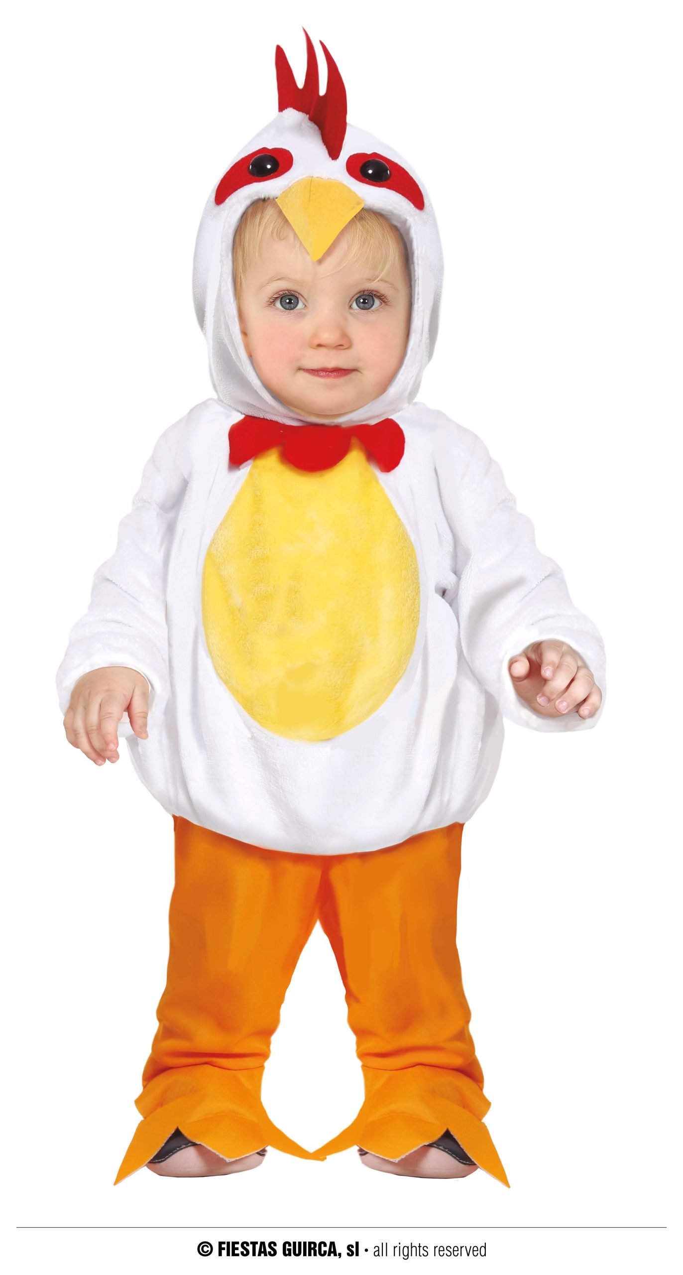 Deguisement Enfant : Poussin 2-4 ans - Costume Carnaval - Panoplie Animaux