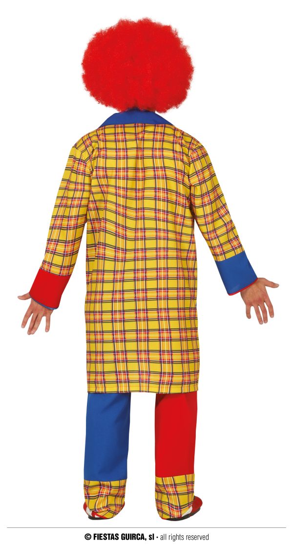 Déguisement clown à carreaux – Image 2
