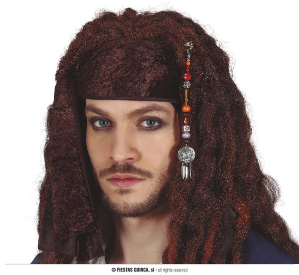 Bijoux pince cheveux pirate