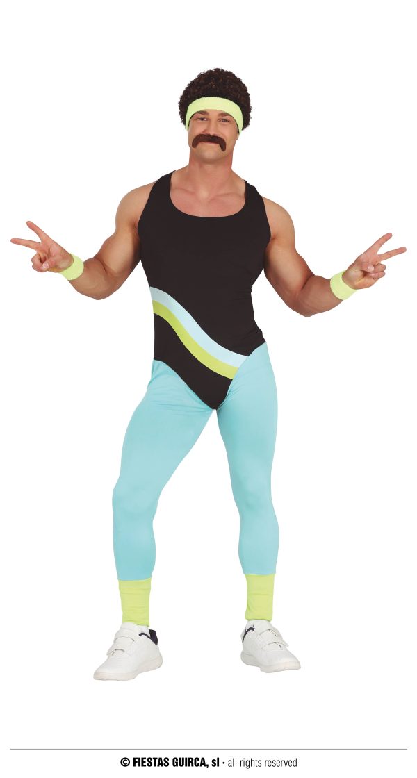 Déguisement homme 80's fitness