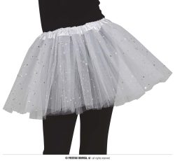 Tutu blanc paillettes étoiles