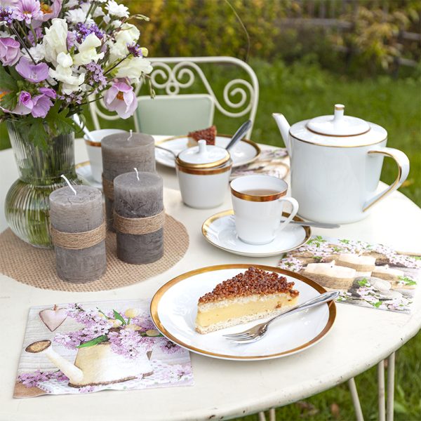 Serviettes spring candles – Image 2