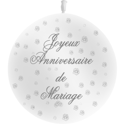 Ballon anniversaire de mariage