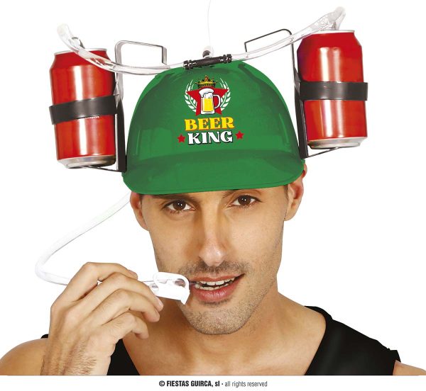Casque anti soif beer king