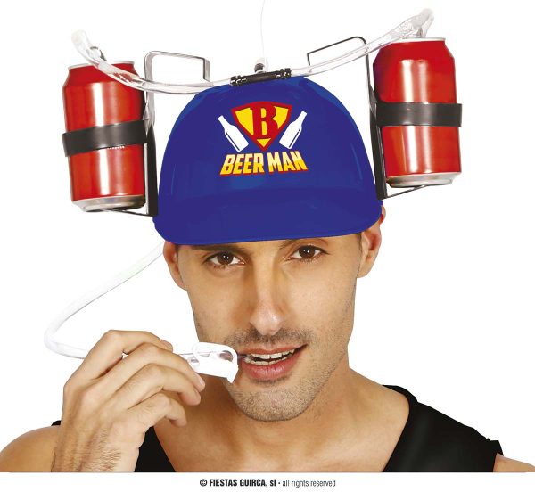Casque anti soif beer man