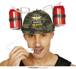 Casque anti soif soldier of beer