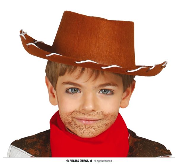 Chapeau cow-boy marron