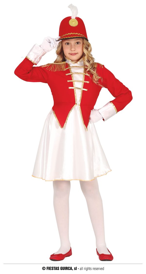Déguisement majorette rouge