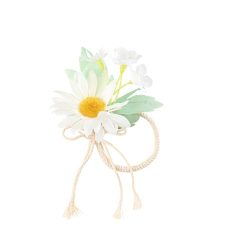 Rond de serviette feuillage marguerite