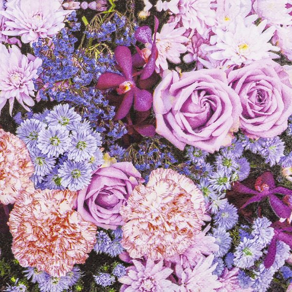 Serviettes lilac flowers