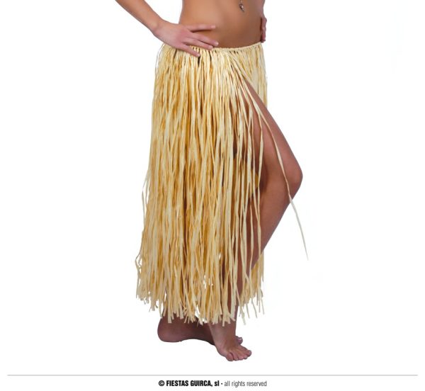 Jupe Hawaï raphia naturel