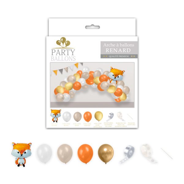 Kit arche à ballons renard – Image 3