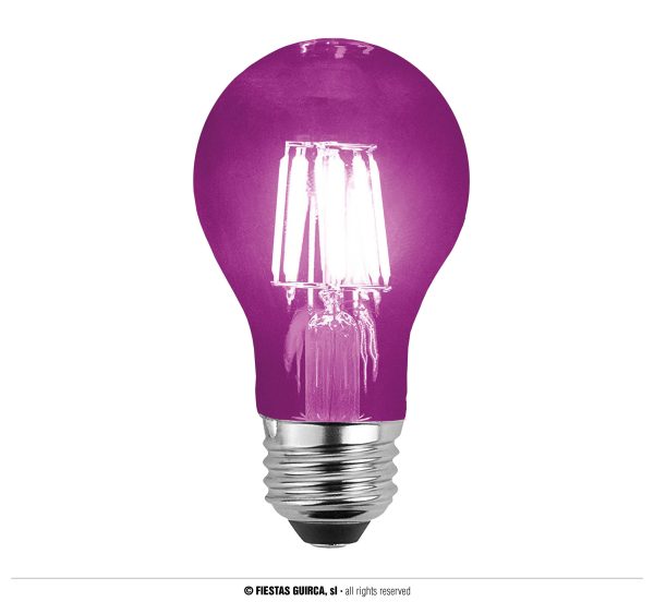 Ampoule lumineuse violette