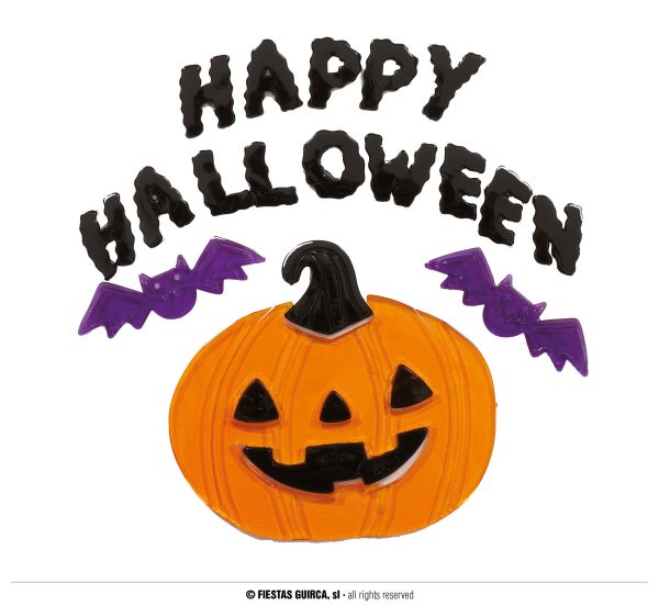 Décor gel Happy Halloween