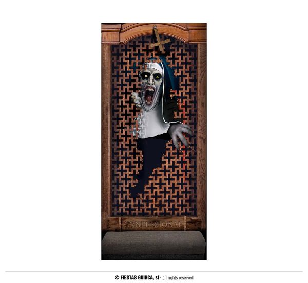 Déco porte confessionnal