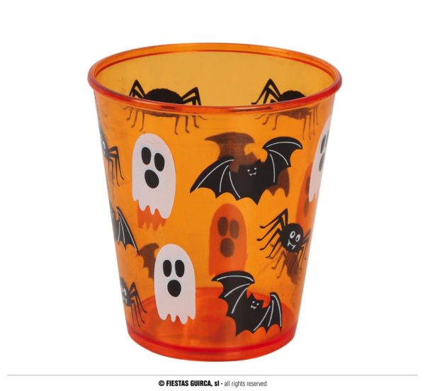 Gobelet PVC orange halloween