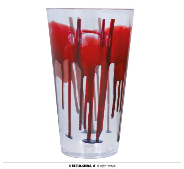 Verre PVC sang