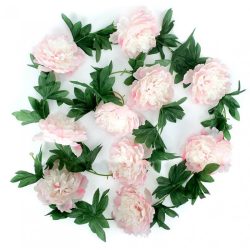 Guirlande pivoines roses