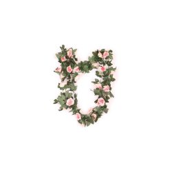 Guirlande roses de vigne