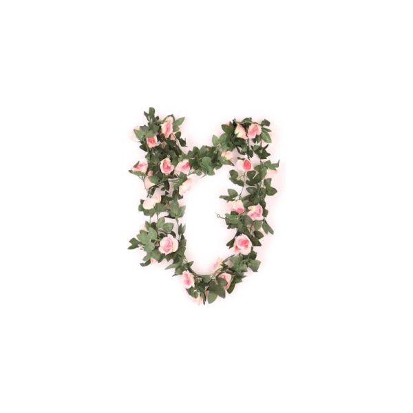 Guirlande roses de vigne